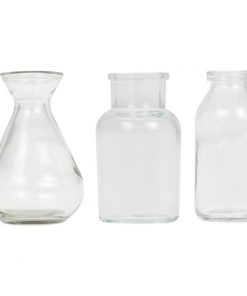 Botanical Wedding Mini Glass Bottles For Wedding Tables