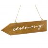 Wooden Ceremony Sign