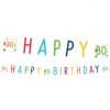 Confetti Birthday Age 80 Letter Banner
