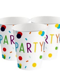 Confetti Birthday Paper Cups