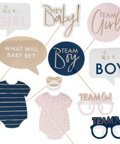 Gender Reveal Photo Selfie Props