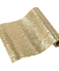 Gold Glitter Table Runner