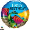 Happy Birthday Dragon Balloon