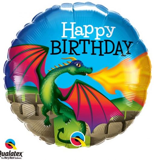 Happy Birthday Dragon Balloon