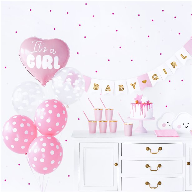 It's A Baby Girl 20" Balloon Baby Shower Party Decorations