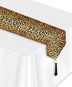 Leopard Print Party Table Runner