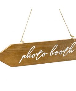 Wooden Photo Booth Sign