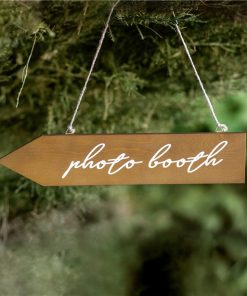 Wooden Photo Booth Sign
