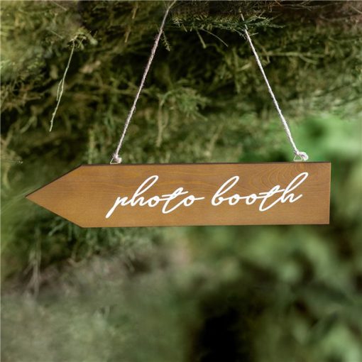 Wooden Photo Booth Sign