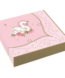 Swan Princess Paper Napkins