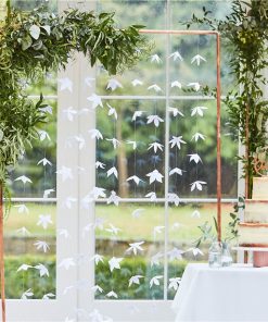 White Origami Flower Backdrop