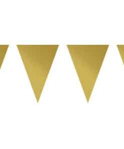 Giant Gold Plastic Bunting
