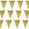 Giant Gold Plastic Bunting