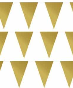 Giant Gold Plastic Bunting