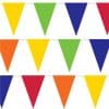 Rainbow Plastic Bunting