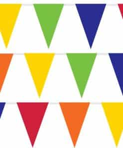 Rainbow Plastic Bunting