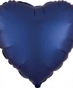 Navy Blue Heart Foil Balloon