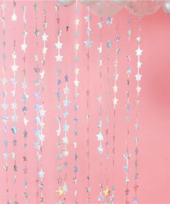 Alternative view of Iridescent Star Curtain Backdrop