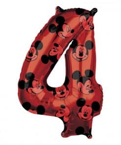 Mickey Mouse Number 4 Balloon