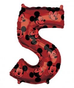 Mickey Mouse Number 5 Balloon