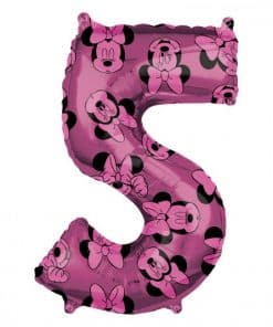 Minnie Mouse Number 5 Balloon