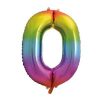 Number Age 0 Giant Rainbow Balloon
