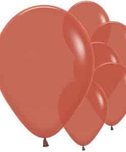 Terracotta Brown Latex Balloons