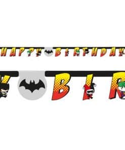 Batman Vs Joker Party Happy Birthday Banner