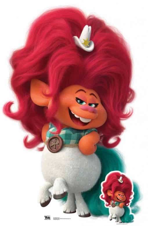 Trolls Delta Dawn World Tour Cardboard Cutout