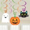 Halloween Friends Hanging Swirl Decorations