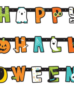Alternative view of Halloween Friends Happy Halloween Banner - 1.9m