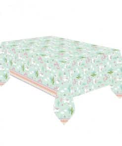 Llama Party Time Plastic Tablecover