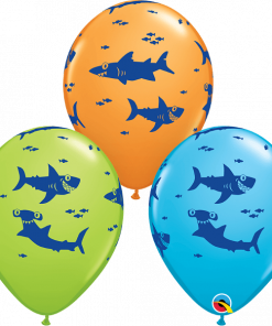 Shark Printed latex Balloons