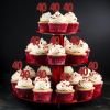 40th Glitter Cupcake Toppers