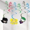 Batman Vs Joker Party Swirl Decorations