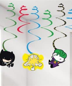 Batman Vs Joker Party Swirl Decorations
