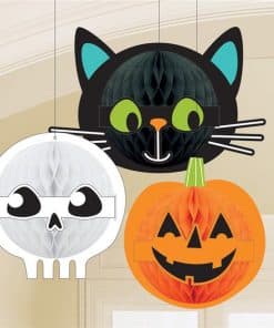 Halloween Friends Honeycomb Hanging Decorations