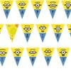 Minions Party Plastic Bunting Decoration