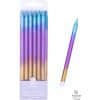 Rainbow Ombre Party Tall Candles