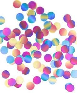 Rainbow Ombre Party Foil Table Confetti