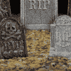 Halloween Garden Tombstones