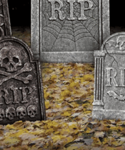 Halloween Garden Tombstones