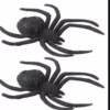 Black Glitter Spider Decorations