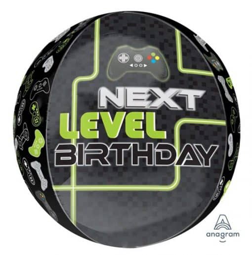Level Up Gaming Party Orbz Balloon