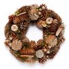 Woodland Gold Glitter Wreath