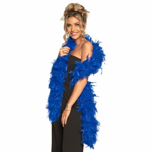 Blue Feather Boa