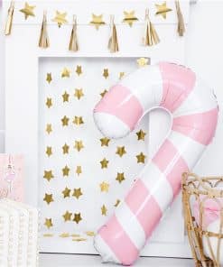 Pink Candy Cane Balloon