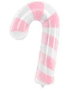 Pink Candy Cane Balloon