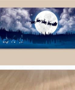 Santa's Sleigh Christmas Scene Setter