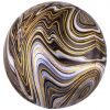 Black Marblez Orbz Foil Balloon